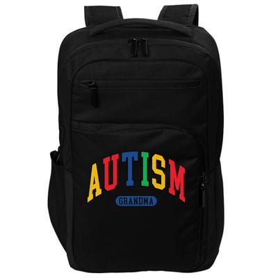 Autism Grandma Autism Awareness Family Matching Impact Tech Backpack