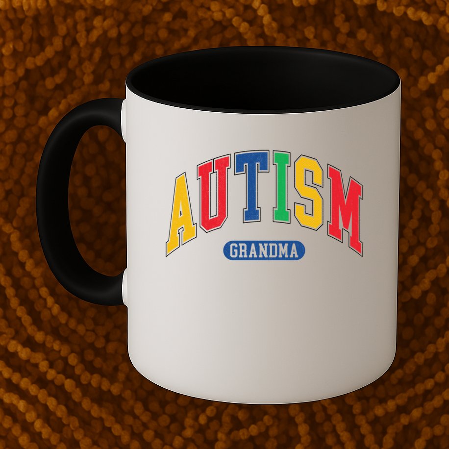 Autism Grandma Autism Awareness Family Matching Mug