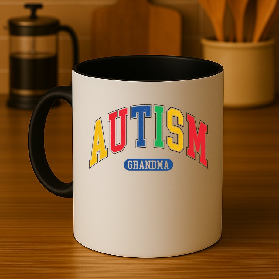 Autism Grandma Autism Awareness Family Matching Mug