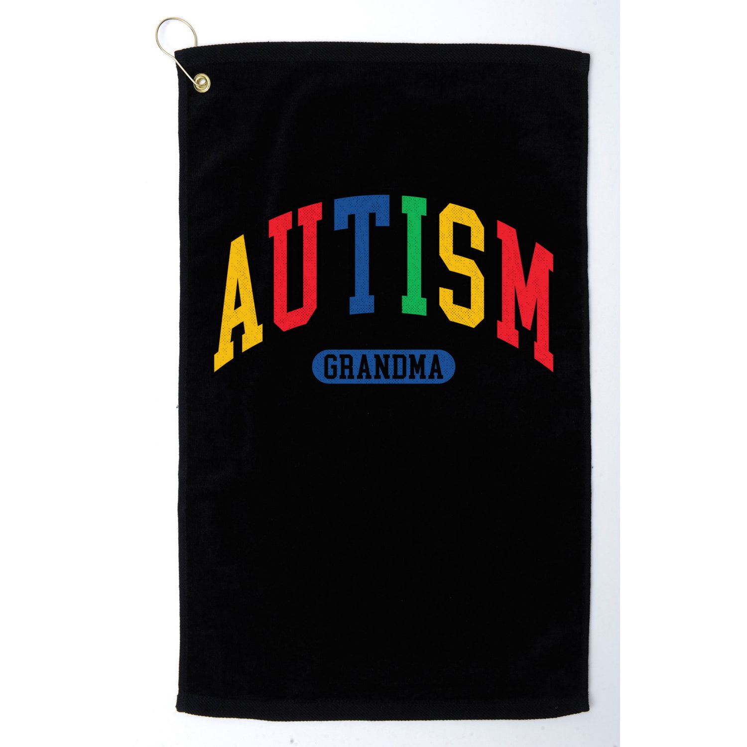 Autism Grandma Autism Awareness Family Matching Golf Towel