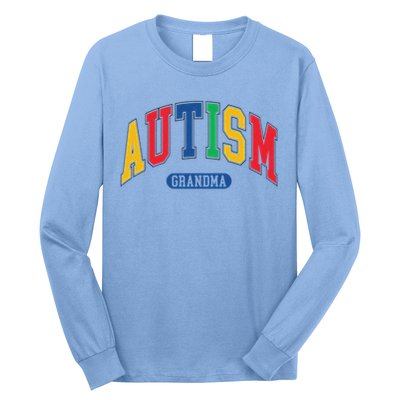 Autism Grandma Autism Awareness Family Matching Long Sleeve Shirt