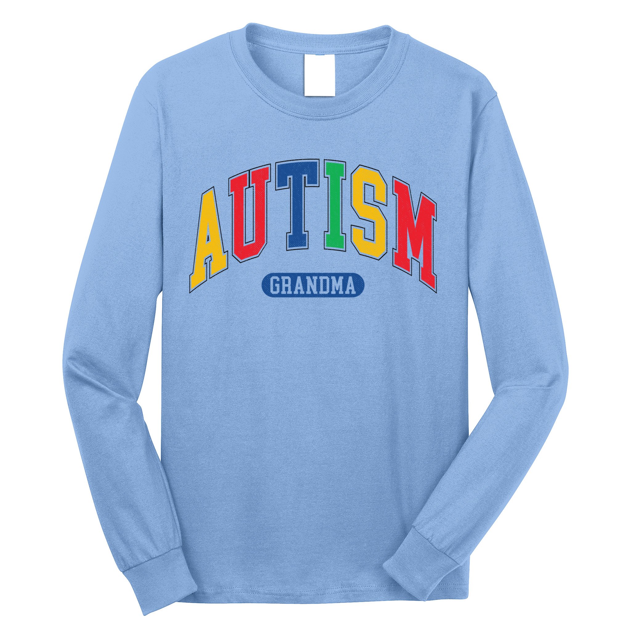 Autism Grandma Autism Awareness Family Matching Long Sleeve Shirt