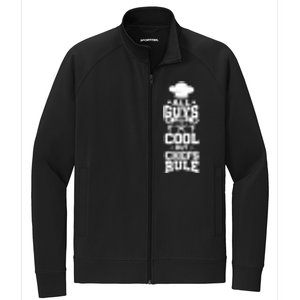 All Guys Are Cool But Chefs Rule Funny Culinary Gangster Cute Gift Stretch Full-Zip Cadet Jacket