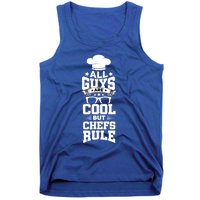 All Guys Are Cool But Chefs Rule Funny Culinary Gangster Cute Gift Tank Top