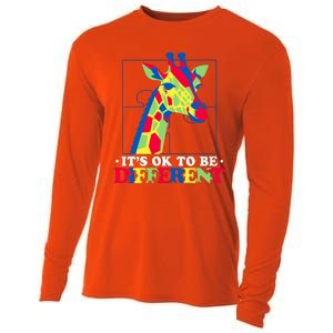 Autism Giraffe Cooling Performance Long Sleeve Crew