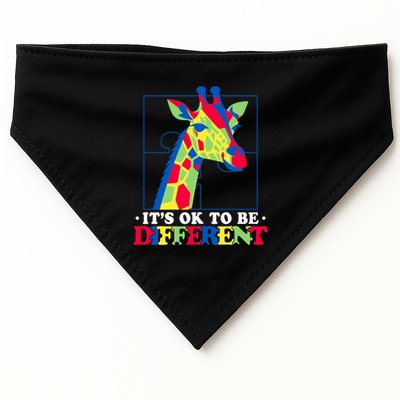 Autism Giraffe USA-Made Doggie Bandana