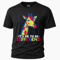 Autism Giraffe Cooling Performance Crew T-Shirt