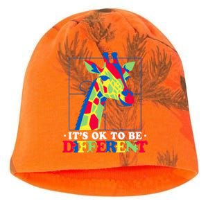 Autism Giraffe Kati - Camo Knit Beanie