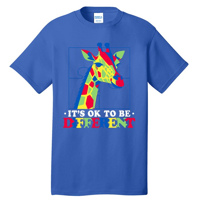 Autism Giraffe Tall T-Shirt