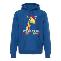 Autism Giraffe Premium Hoodie