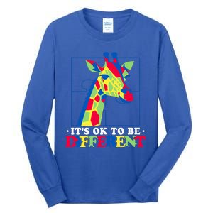 Autism Giraffe Tall Long Sleeve T-Shirt