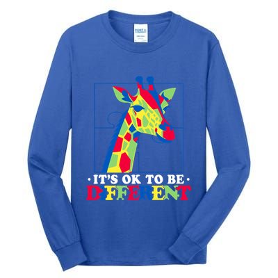 Autism Giraffe Tall Long Sleeve T-Shirt