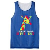 Autism Giraffe Mesh Reversible Basketball Jersey Tank