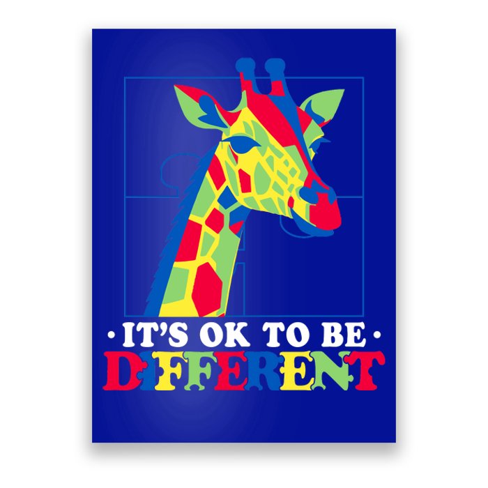 Autism Giraffe Poster