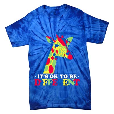 Autism Giraffe Tie-Dye T-Shirt