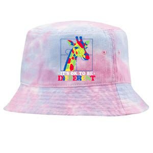 Autism Giraffe Tie-Dyed Bucket Hat