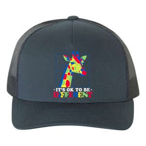 Autism Giraffe Yupoong Adult 5-Panel Trucker Hat