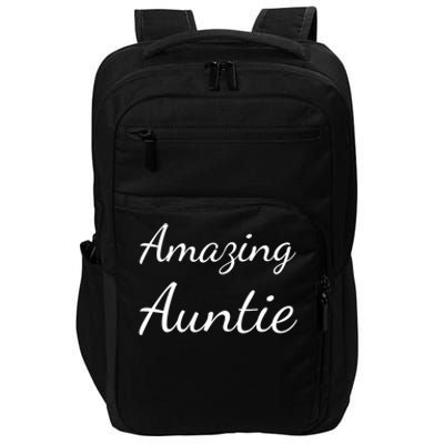 Auntie Gift Amazing Auntie Gift Impact Tech Backpack