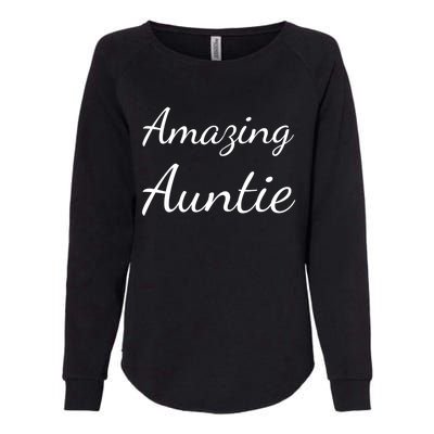 Auntie Gift Amazing Auntie Gift Womens California Wash Sweatshirt