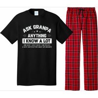 Ask Grandpa Anything I Know A Lot Funny Father's Day Pajama Set