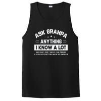 Ask Grandpa Anything I Know A Lot Funny Father's Day PosiCharge Competitor Tank