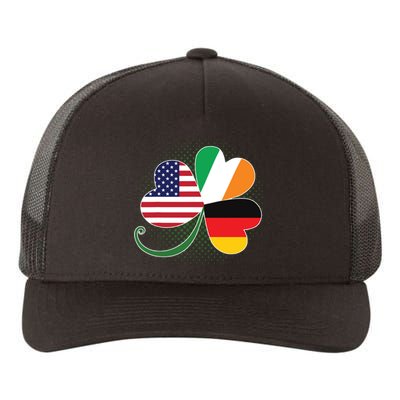 American German And Irish Roots DNA Yupoong Adult 5-Panel Trucker Hat