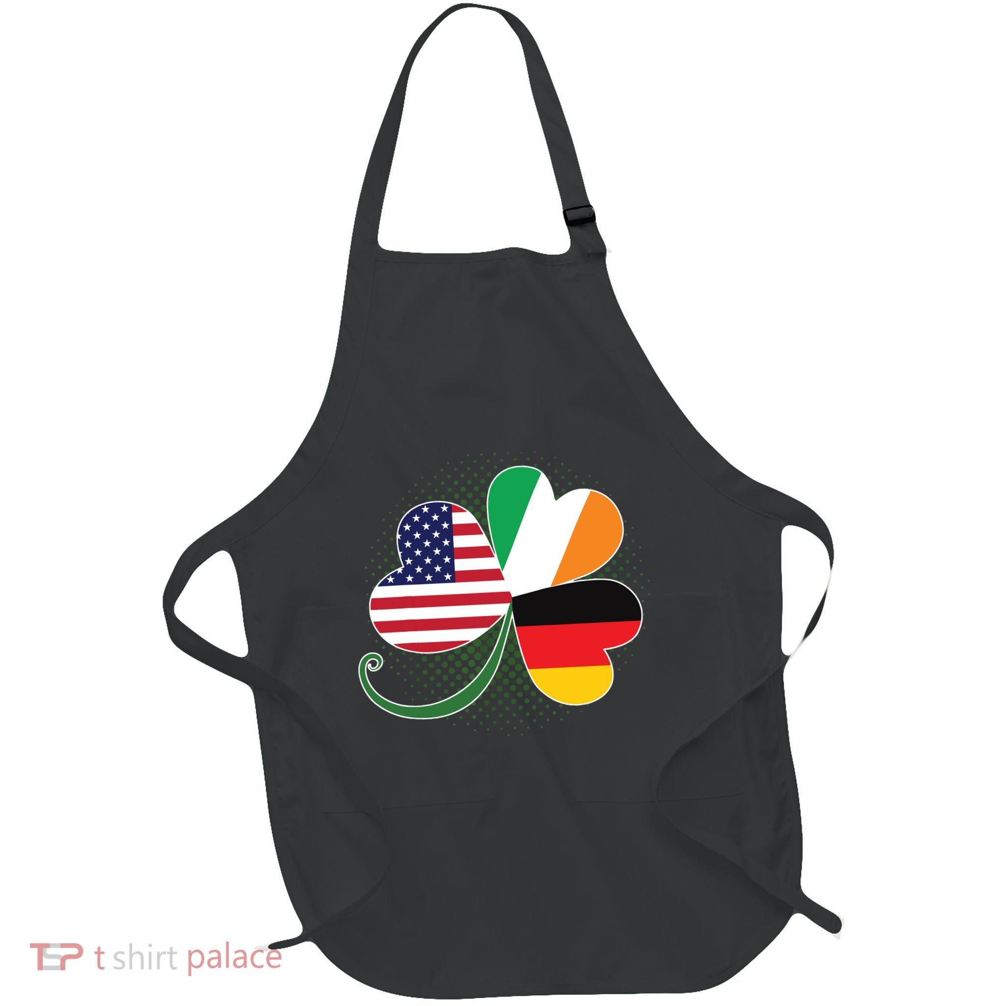 American German And Irish Roots DNA Apron