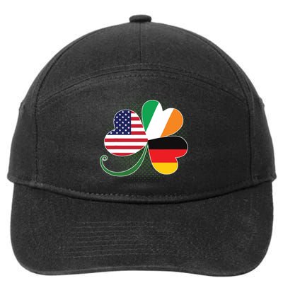 American German And Irish Roots DNA 7-Panel Snapback Hat