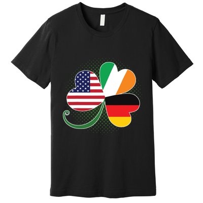American German And Irish Roots DNA Premium T-Shirt