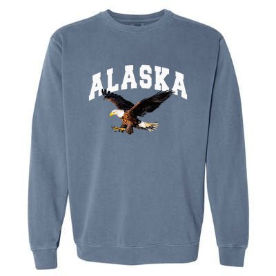 Alaska Gifts Anchorage Juneau Denali Sitka Garment-Dyed Sweatshirt