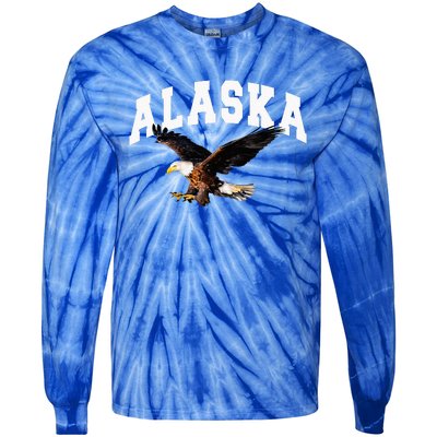 Alaska Gifts Anchorage Juneau Denali Sitka Tie-Dye Long Sleeve Shirt