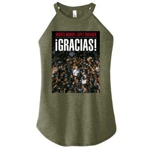 Amlo Gracias Andres Manuel Lopez Obrador Women’s Perfect Tri Rocker Tank