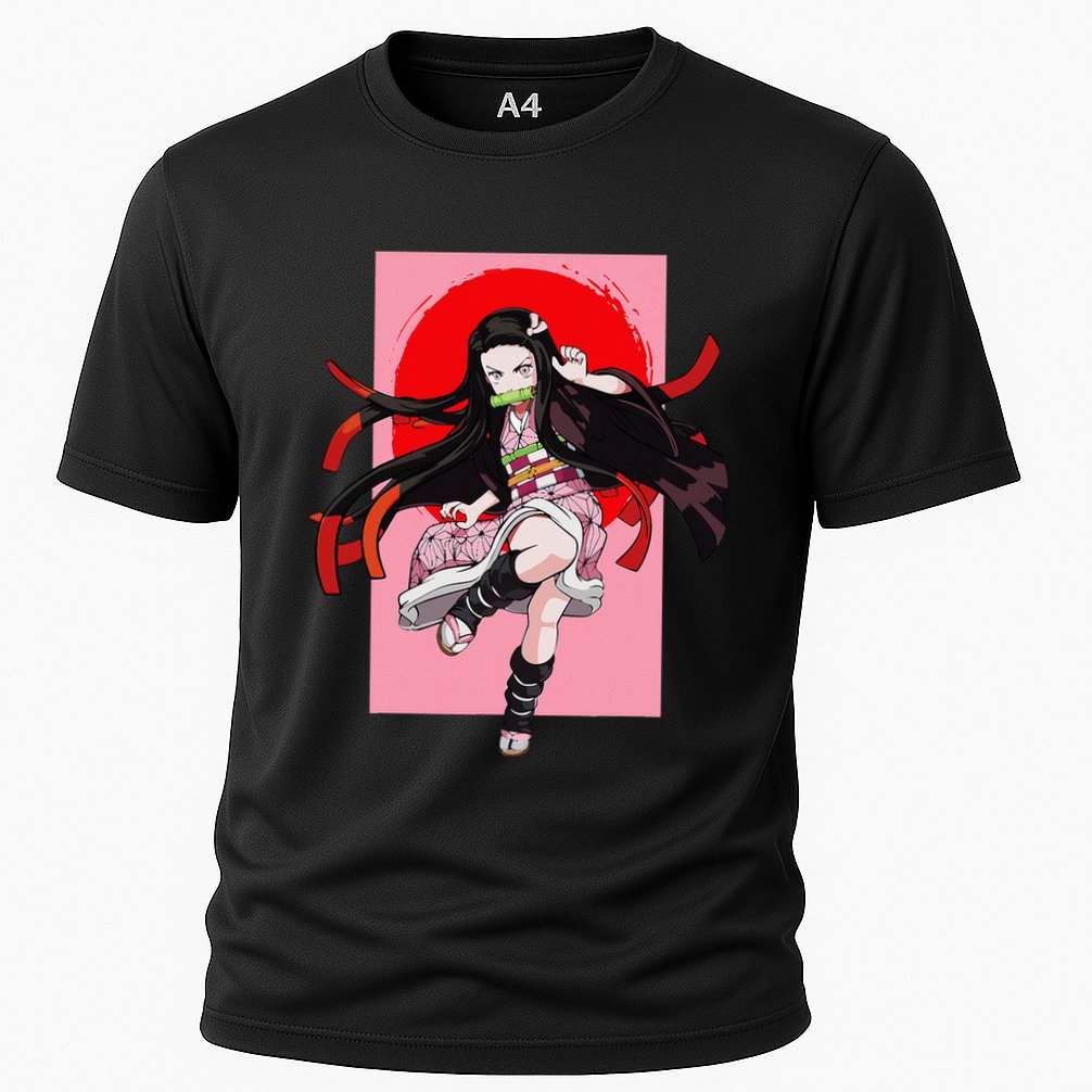 Anime Girl Aesthetic Japanese Waifu Otaku Weeb Art Japan Cooling Performance Crew T-Shirt
