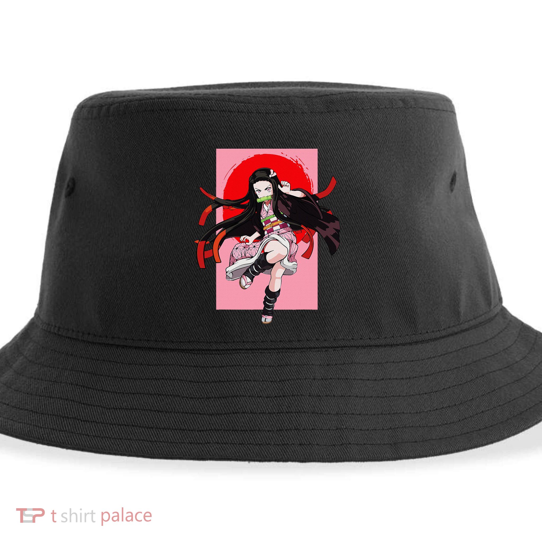 Anime Girl Aesthetic Japanese Waifu Otaku Weeb Art Japan Sustainable Bucket Hat