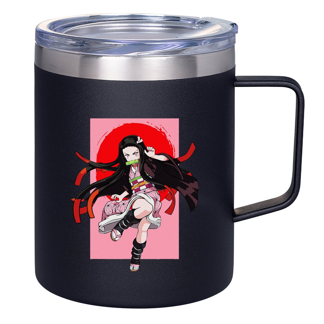 Anime Girl Aesthetic Japanese Waifu Otaku Weeb Art Japan 12oz Stainless Steel Coffee Mug