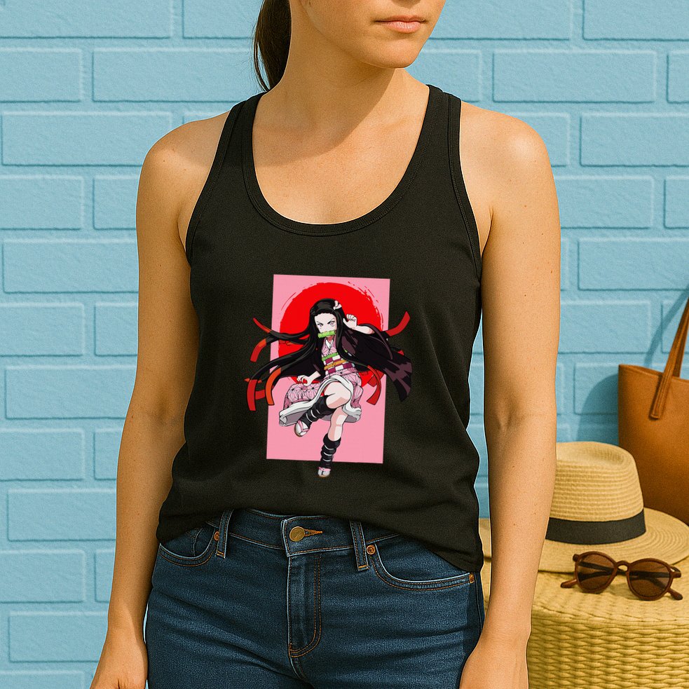 Anime Girl Aesthetic Japanese Waifu Otaku Weeb Art Japan Womens Tank Top