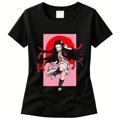 Anime Girl Aesthetic Japanese Waifu Otaku Weeb Art Japan Womens T-Shirt