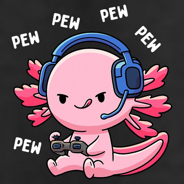 Axolotl Gaming Anime Video Game Pew Gamer Cool Comfort Performance Bucket Hat