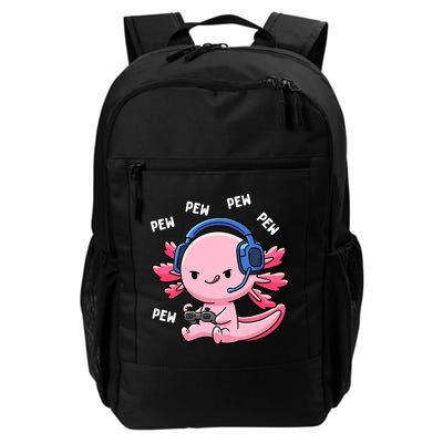 Axolotl Gaming Anime Video Game Pew Gamer Backpack