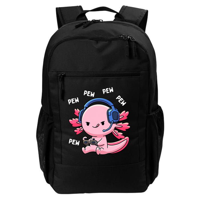 Axolotl Gaming Anime Video Game Pew Gamer Backpack