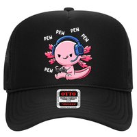Axolotl Gaming Anime Video Game Pew Gamer Hat
