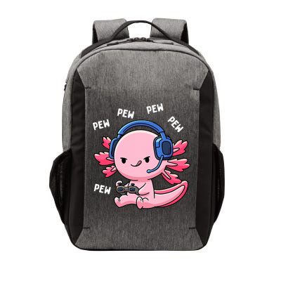 Axolotl Gaming Anime Video Game Pew Gamer Vector Backpack