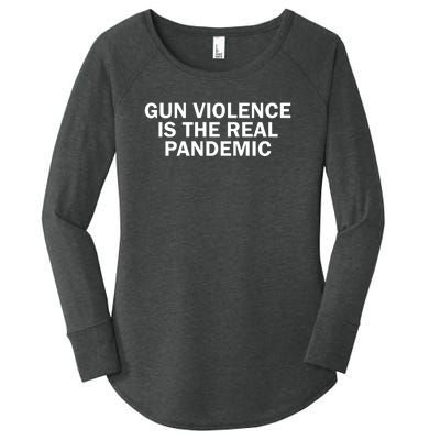 Anti Gun Awareness Day Wear Orange Enough End Gun Violence Women's Perfect Tri Tunic Long Sleeve Shirt