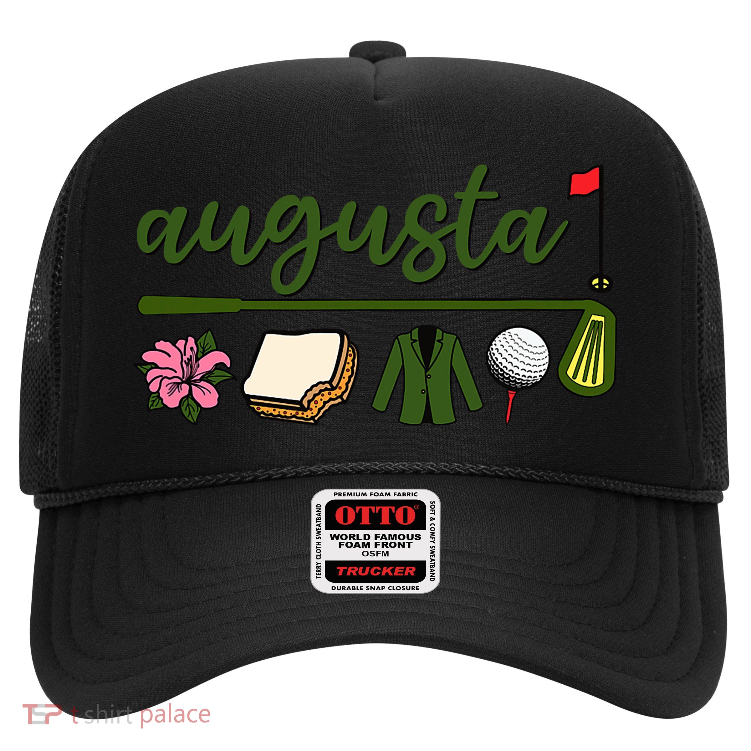 Augusta Georgia, Azalea, Golf, Pimento Cheese, Jacket Design  Trucker Hat
