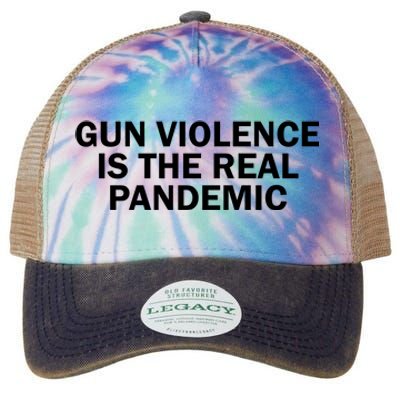 Anti Gun Awareness Day Wear Orange Enough End Gun Violence Legacy Tie Dye Trucker Hat