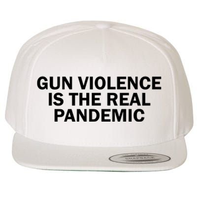 Anti Gun Awareness Day Wear Orange Enough End Gun Violence Wool Snapback Cap