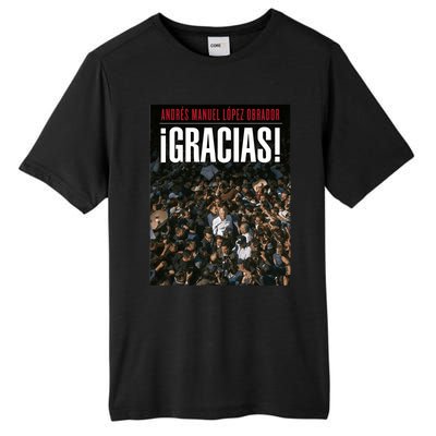 Amlo Gracias Andres Manuel Lopez Obrador Tall Fusion ChromaSoft Performance T-Shirt