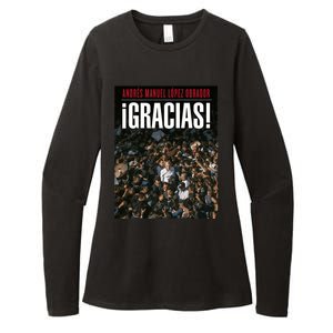 Amlo Gracias Andres Manuel Lopez Obrador Womens CVC Long Sleeve Shirt