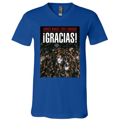 Amlo Gracias Andres Manuel Lopez Obrador V-Neck T-Shirt