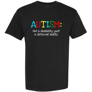 Autistic Gifts Adult Different Ability Autism Awareness Garment-Dyed Heavyweight T-Shirt